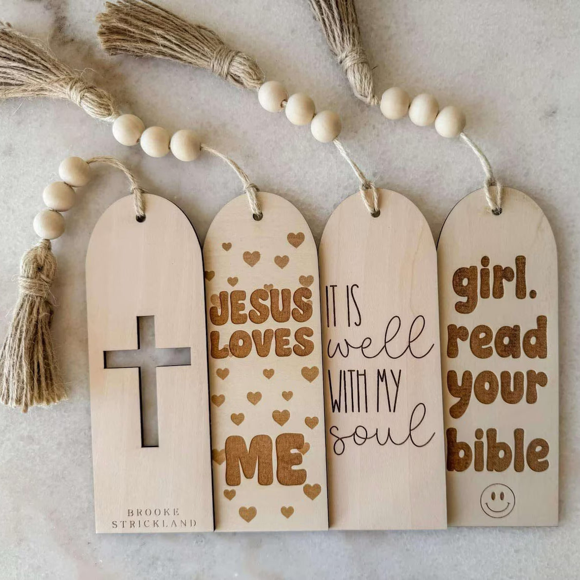 Wooden Cross Bookmark – Handcrafted Christian Gift of Faith and Inspiration