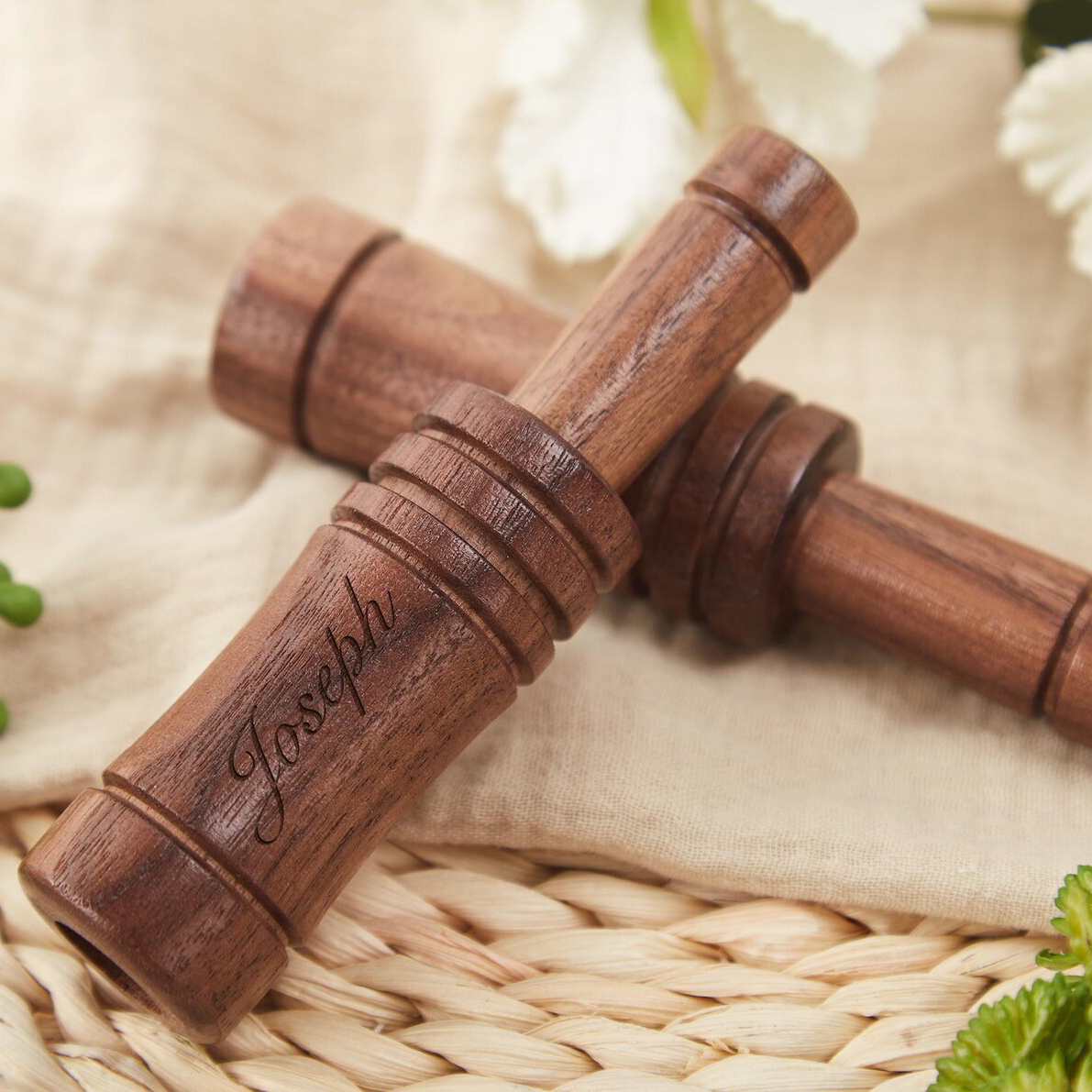 Custom Wooden Duck Call | Hand-Tuned, Easy-Blowing Hunter's Gift