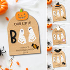 DIY Halloween Wooden Board – Creative Craft Kit for Spooky Decorations