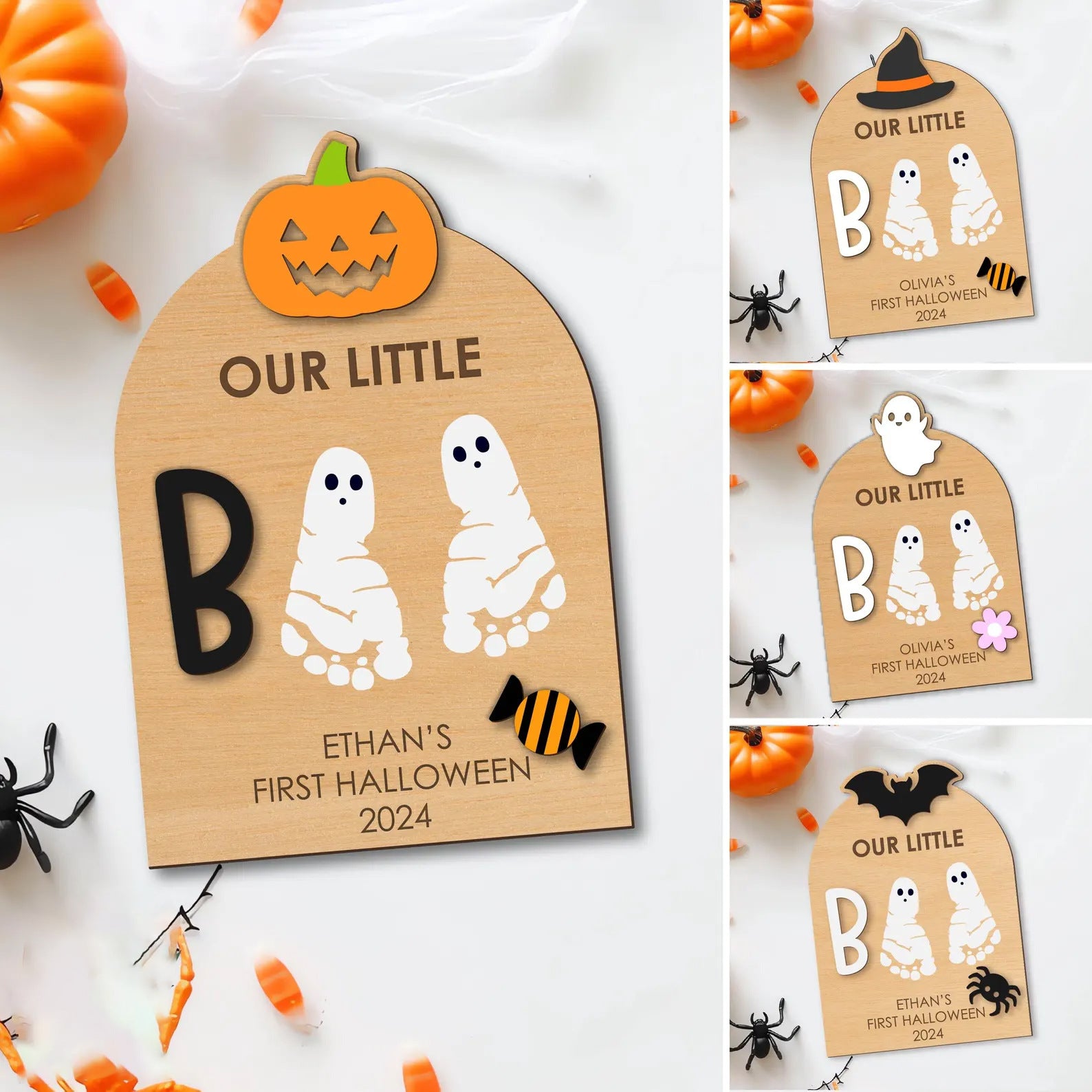 DIY Halloween Wooden Board – Creative Craft Kit for Spooky Decorations