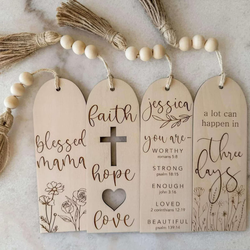 Wooden Cross Bookmark – Handcrafted Christian Gift of Faith and Inspiration