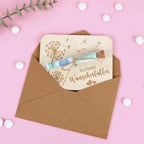 Wooden Creative Wallet Clip – Handcrafted Minimalist Money & Card Holder