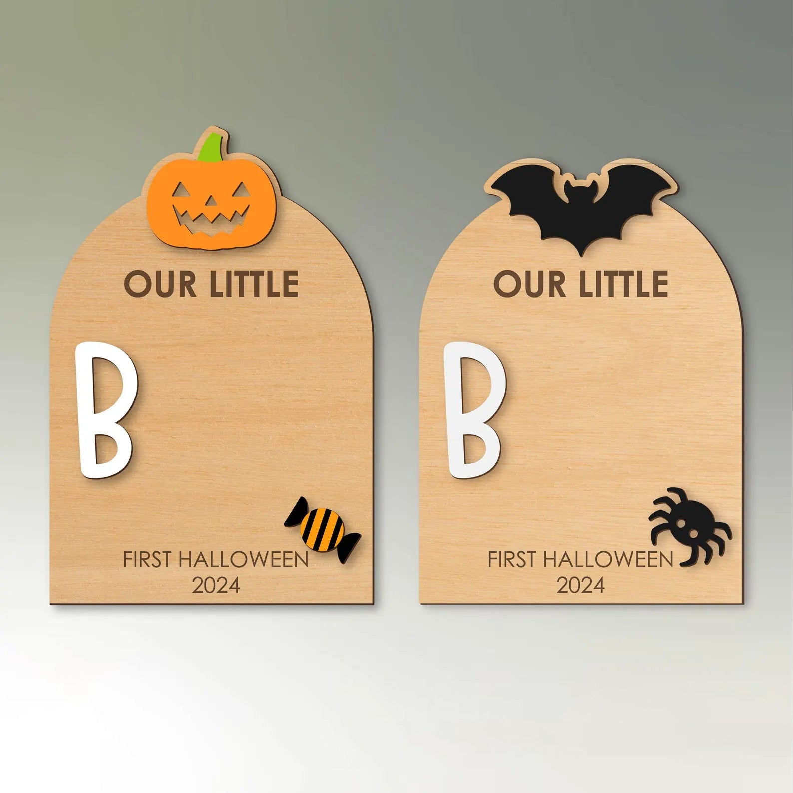 DIY Halloween Wooden Board – Creative Craft Kit for Spooky Decorations