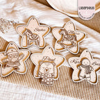 Wooden Christmas Scene Ornament – Handcrafted Holiday Decoration for Tree & Home