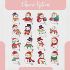 Personalized Snowman Christmas Ornament