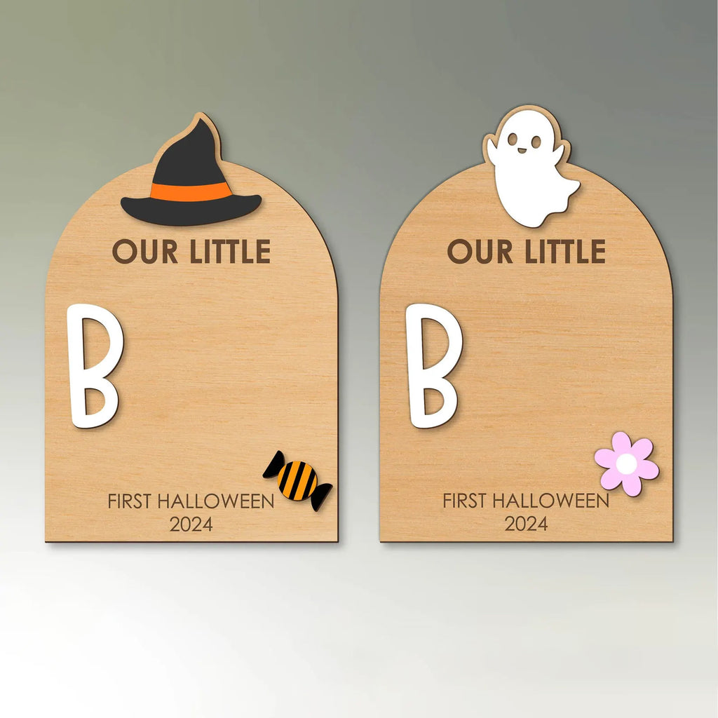DIY Halloween Wooden Board – Creative Craft Kit for Spooky Decorations